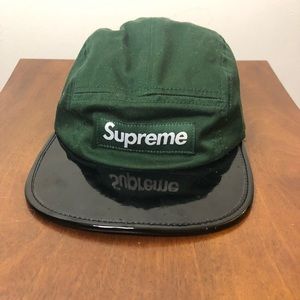 Supreme 5 panel patent leather brim